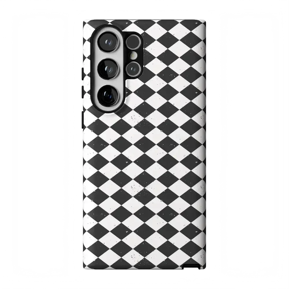 Salem's Hex | Black & White Checkered Case Phone Case get.casely Essential Galaxy S23 Ultra