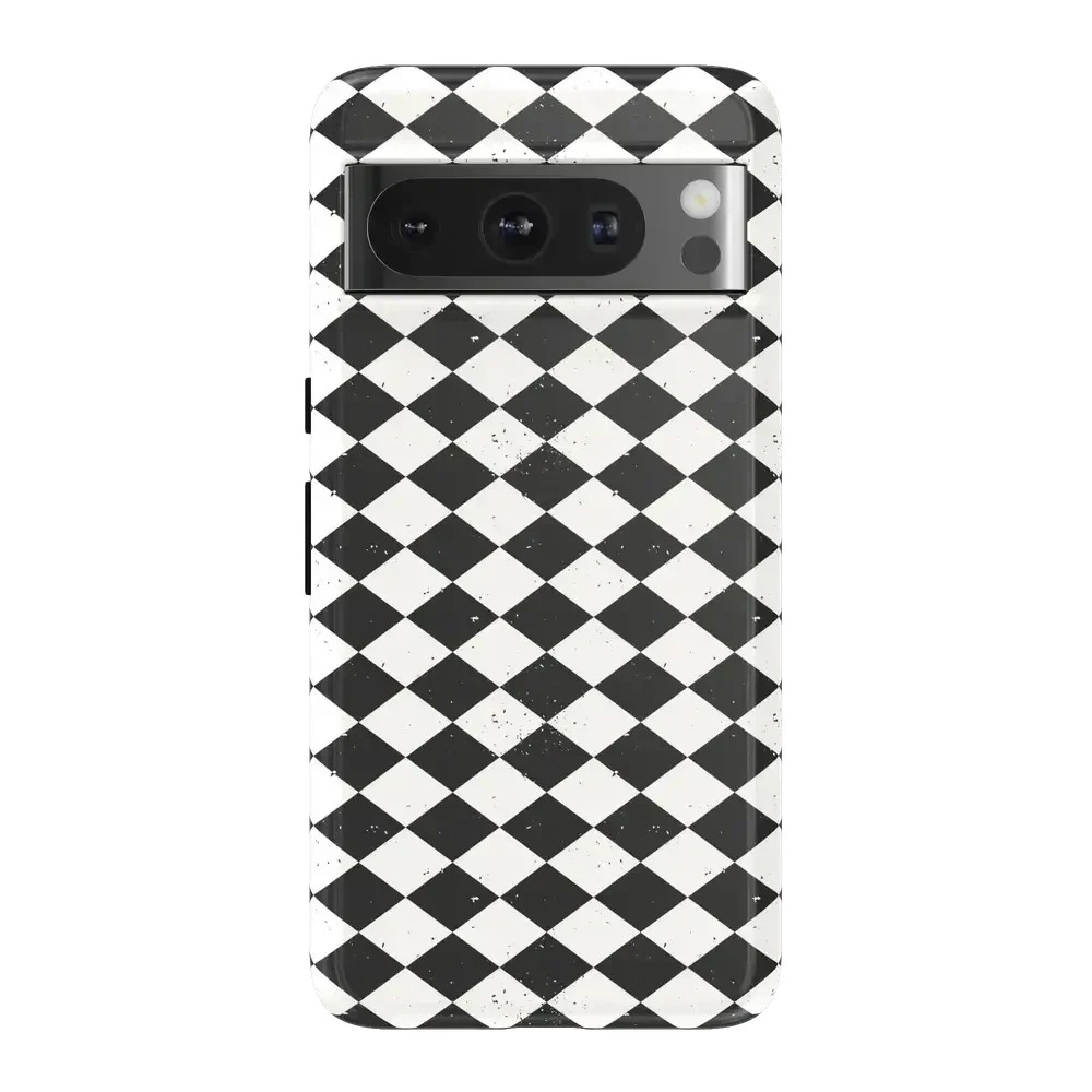 Salem's Hex | Black & White Checkered Case Phone Case get.casely Essential Google Pixel 8 Pro