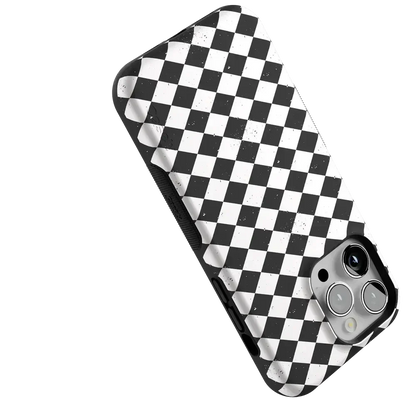 Salem's Hex | Black & White Checkered Case Phone Case get.casely