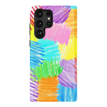 Scribble Me That | Crayola Rainbow Pencil Case iPhone Case Crayola Essential Galaxy S22 Ultra