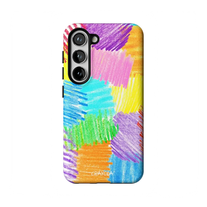 Scribble Me That | Crayola Rainbow Pencil Case iPhone Case Crayola Essential Galaxy S23