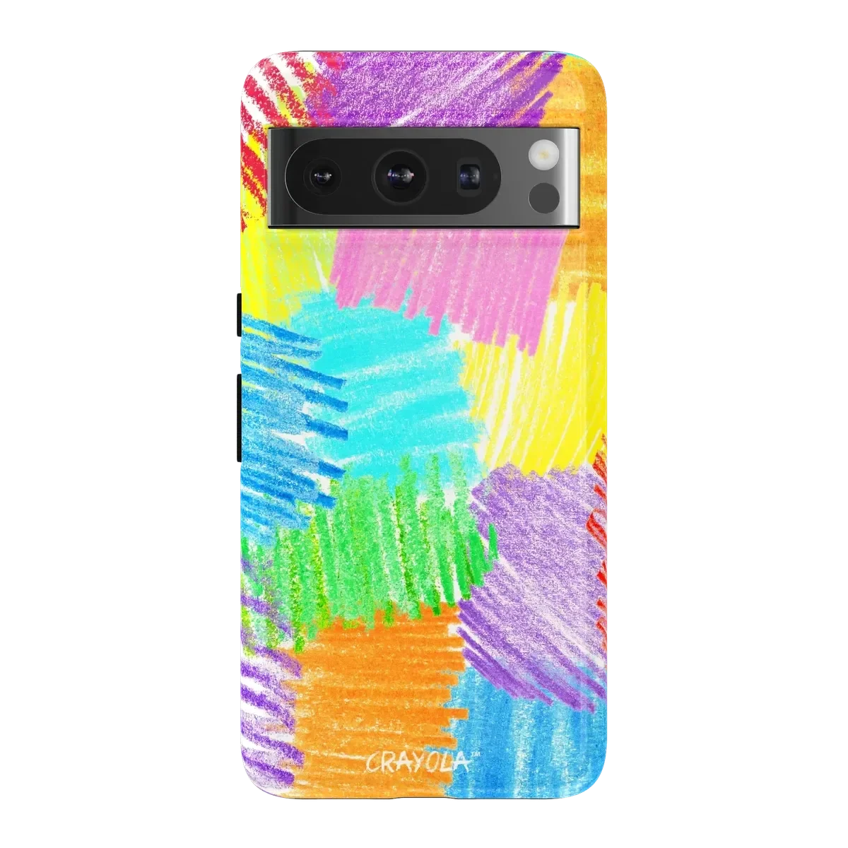 Scribble Me That | Crayola Rainbow Pencil Case iPhone Case Crayola Essential Google Pixel 8 Pro