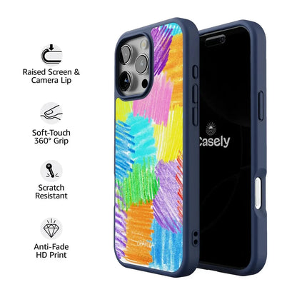 Scribble Me That | Crayola Rainbow Pencil Case iPhone Case Crayola