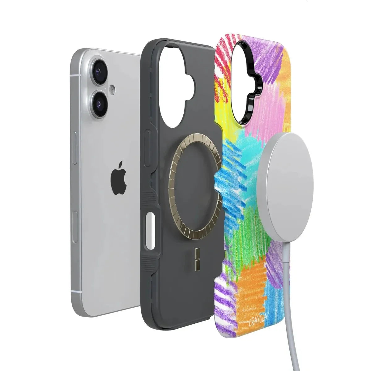 Scribble Me That | Crayola Rainbow Pencil Case iPhone Case Crayola