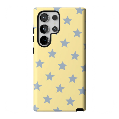 Shine Bright | Butter Yellow Stars Case - Galaxy S24 Ultra