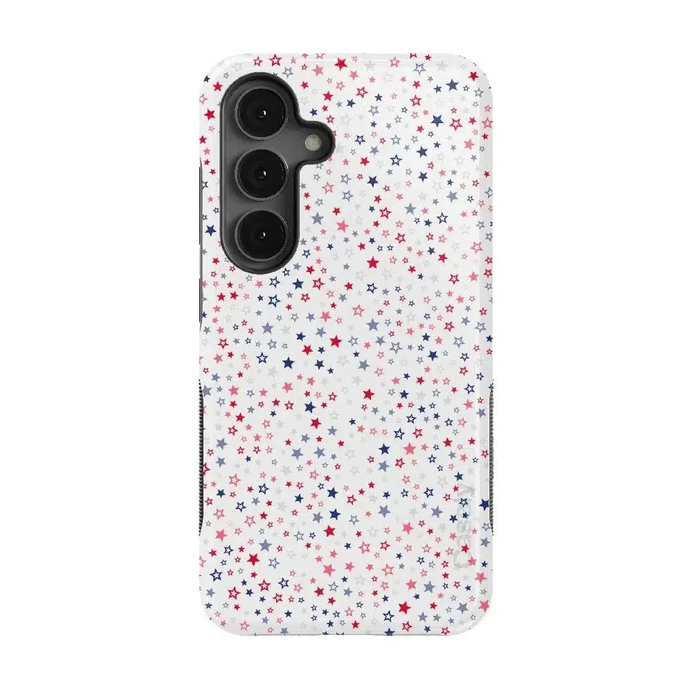 Seeing Stars | Red, White & Blue Case Phone Case Casetry Bold Flex + MagSafe® Galaxy S25
