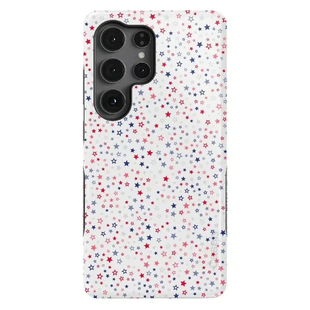 Seeing Stars | Red, White & Blue Case Phone Case Casetry Bold Flex + MagSafe® Galaxy S25 Ultra