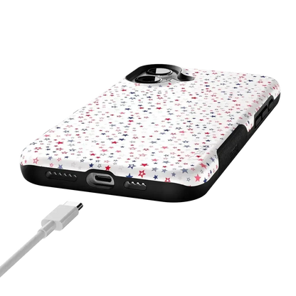 Seeing Stars | Red, White & Blue Case Phone Case Casetry