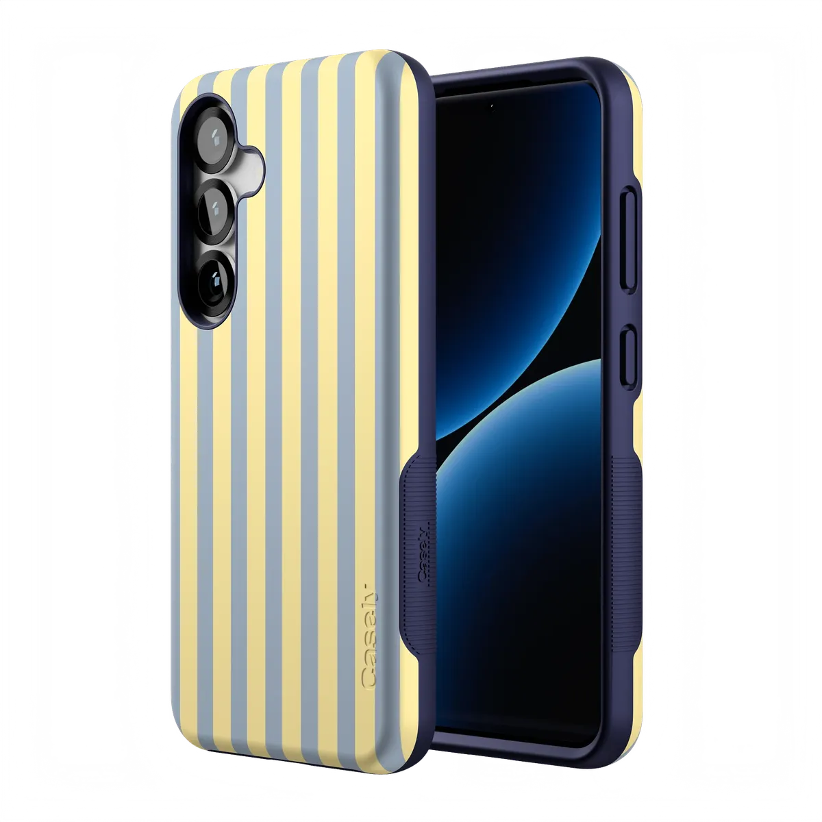 Coastline Stripes | Blue & Yellow Case