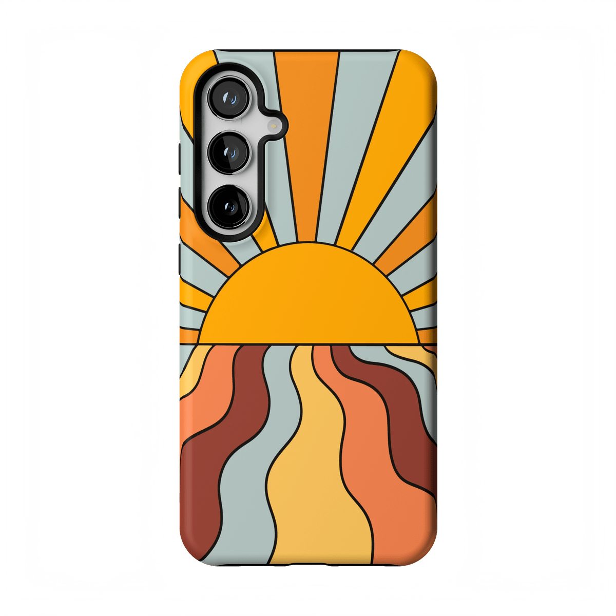 Shine On | Retro Sunset Case iPhone Case get.casely Bold Flex + MagSafe® Galaxy S26 Plus
