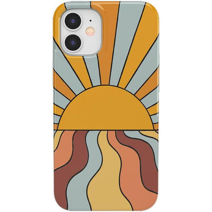 Shine On | Retro Sunset Case iPhone Case get.casely Classic iPhone 12
