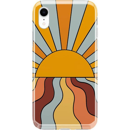 Shine On | Retro Sunset Case iPhone Case get.casely Classic iPhone XR