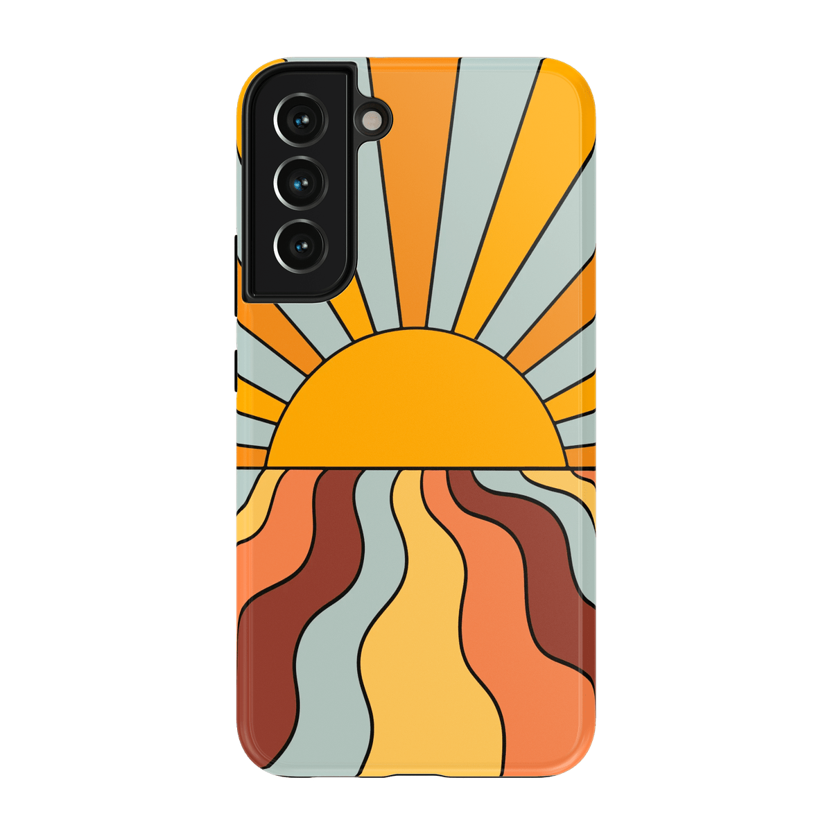 Shine On | Retro Sunset Case iPhone Case get.casely Essential Galaxy S22 Plus