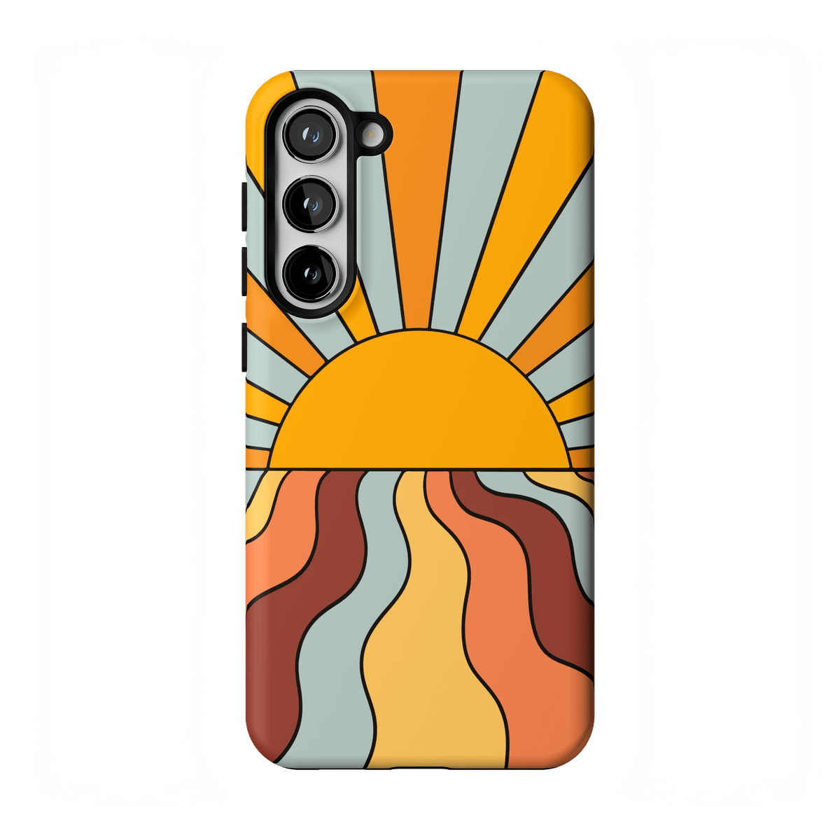 Shine On | Retro Sunset Case iPhone Case get.casely Essential Galaxy S23 Plus