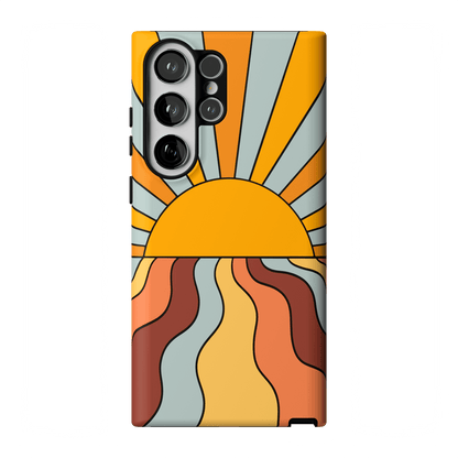 Shine On | Retro Sunset Case iPhone Case get.casely Essential Galaxy S23 Ultra