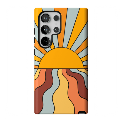 Shine On | Retro Sunset Case iPhone Case get.casely Essential Galaxy S24 Ultra