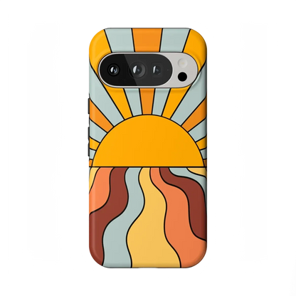 Shine On | Retro Sunset Case iPhone Case get.casely Essential Google Pixel 9 Pro