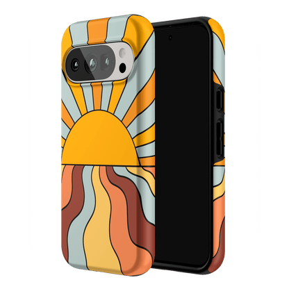 Shine On | Retro Sunset Case iPhone Case get.casely