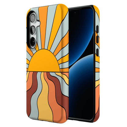 Shine On | Retro Sunset Case iPhone Case get.casely