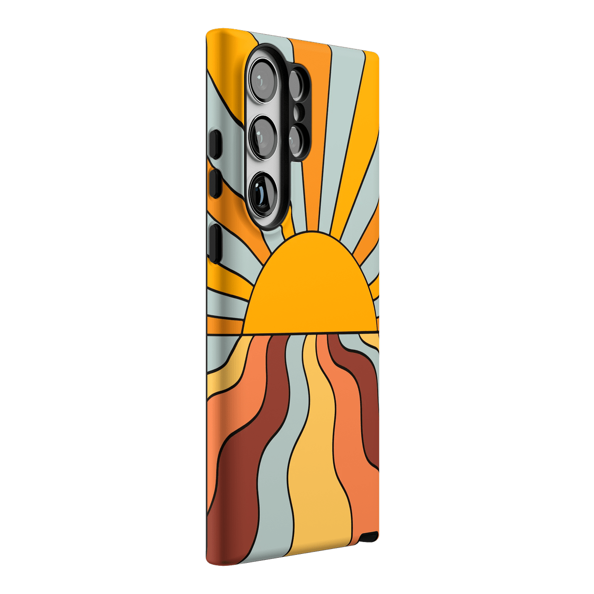 Shine On | Retro Sunset Case iPhone Case get.casely