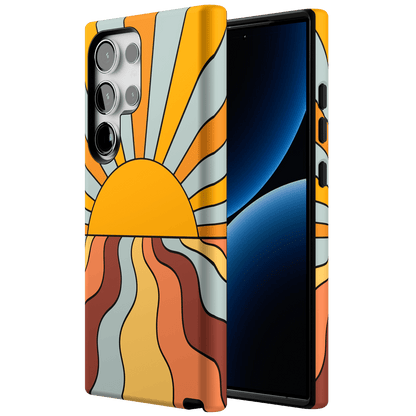 Shine On | Retro Sunset Case iPhone Case get.casely