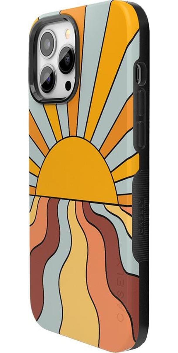Shine On | Retro Sunset Case iPhone Case get.casely