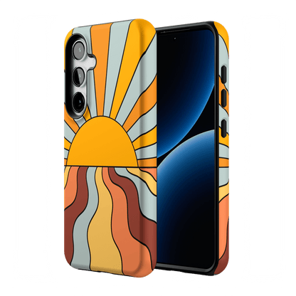 Shine On | Retro Sunset Case iPhone Case get.casely