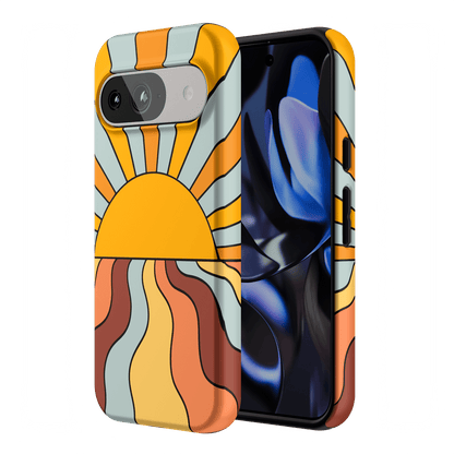 Shine On | Retro Sunset Case iPhone Case get.casely