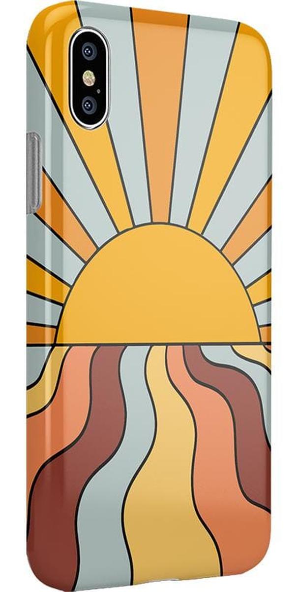 Shine On | Retro Sunset Case iPhone Case get.casely