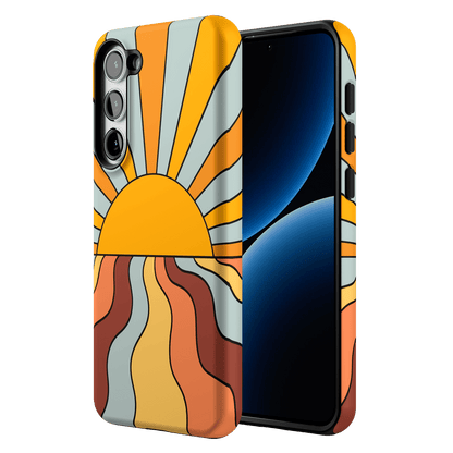 Shine On | Retro Sunset Case iPhone Case get.casely