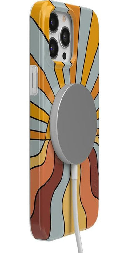 Shine On | Retro Sunset Case iPhone Case get.casely