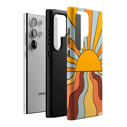 Shine On | Retro Sunset Case iPhone Case get.casely