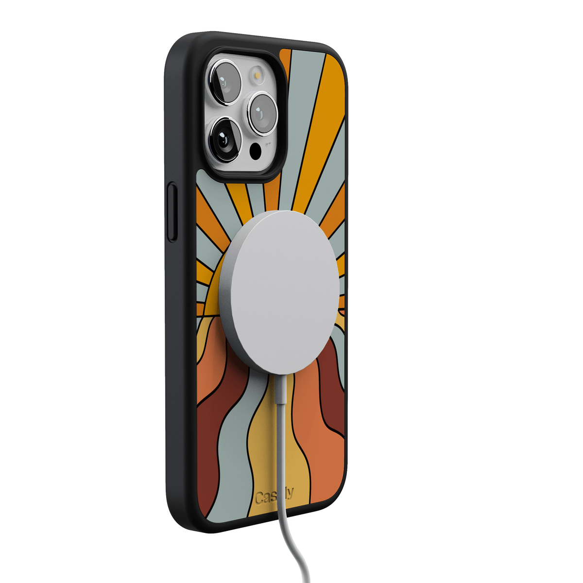 Shine On | Retro Sunset Case iPhone Case get.casely