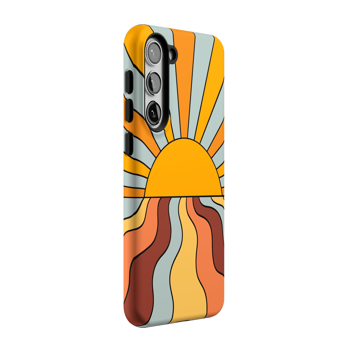 Shine On | Retro Sunset Case iPhone Case get.casely