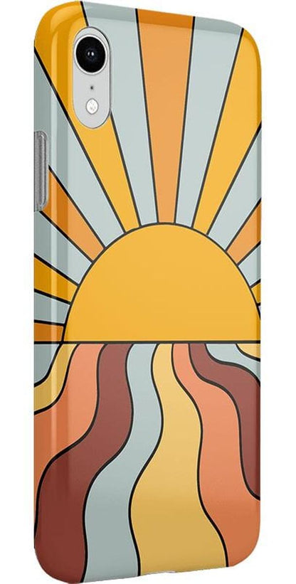 Shine On | Retro Sunset Case iPhone Case get.casely