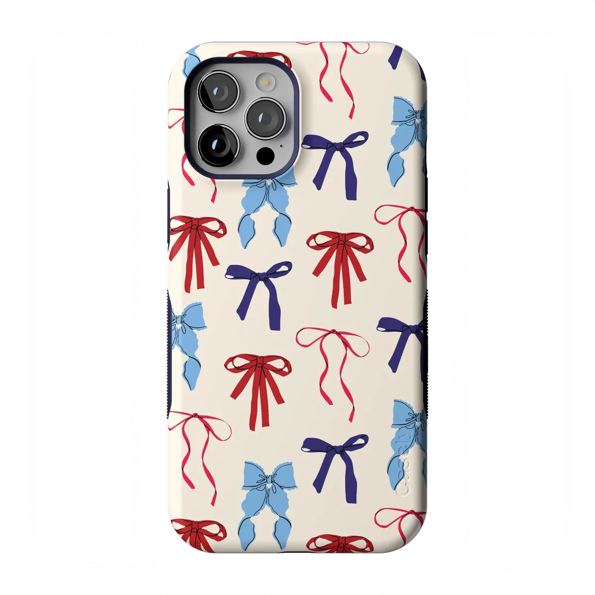 American Girlie | Red White & Blue Bows Case - iPhone 12 Pro