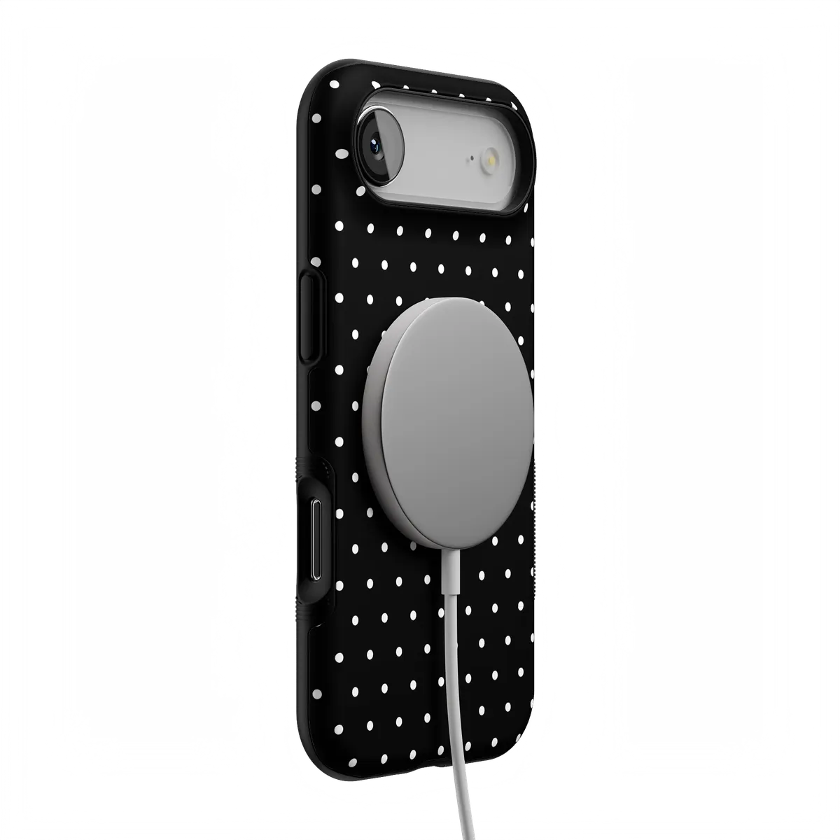On the Dot | White Polka Dot Case
