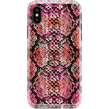 Snake Along | Red Snake Skin Case iPhone Case get.casely Classic iPhone XS Max