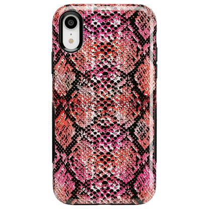 Snake Along | Red Snake Skin Case iPhone Case get.casely