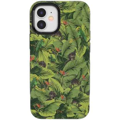 Sneaky Monkeys | Frida Kahlo Jungle Floral Case iPhone Case get.casely Bold + MagSafe® iPhone 12