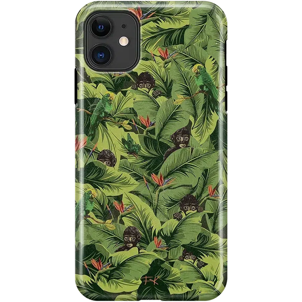 Sneaky Monkeys | Frida Kahlo Jungle Floral Case iPhone Case get.casely Classic iPhone 11