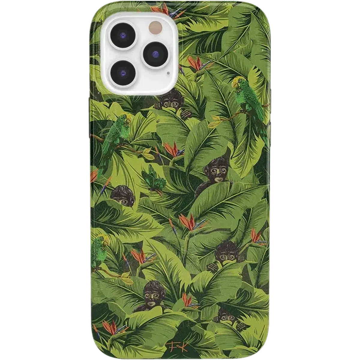 Sneaky Monkeys | Frida Kahlo Jungle Floral Case iPhone Case get.casely Classic iPhone 12 Pro Max