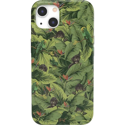 Sneaky Monkeys | Frida Kahlo Jungle Floral Case iPhone Case get.casely Classic iPhone 13 Mini