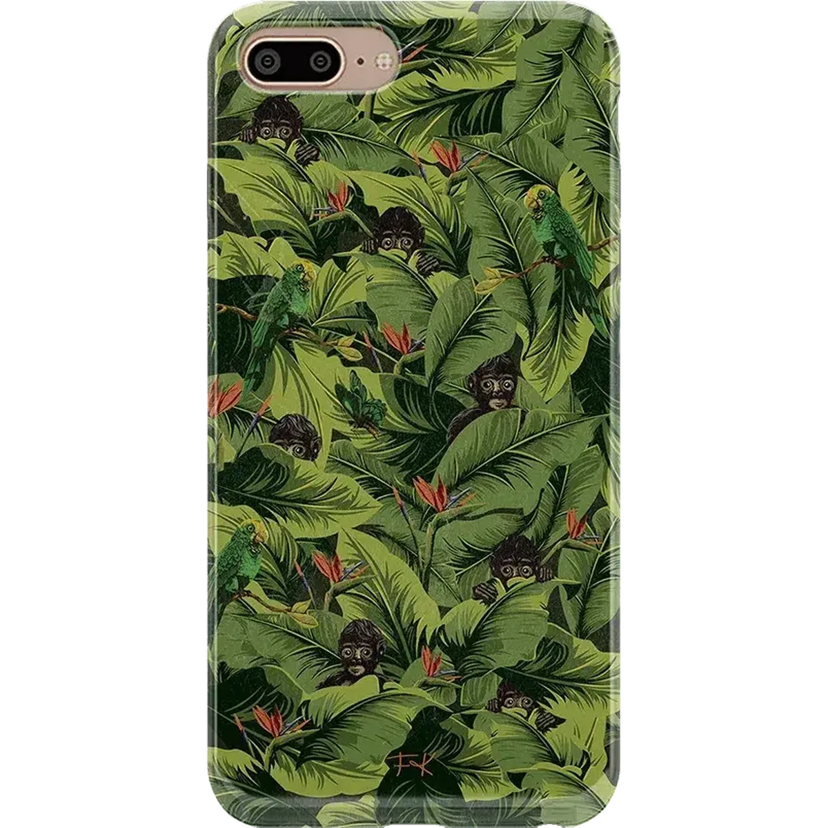 Sneaky Monkeys | Frida Kahlo Jungle Floral Case iPhone Case get.casely Classic iPhone 6/7/8 Plus
