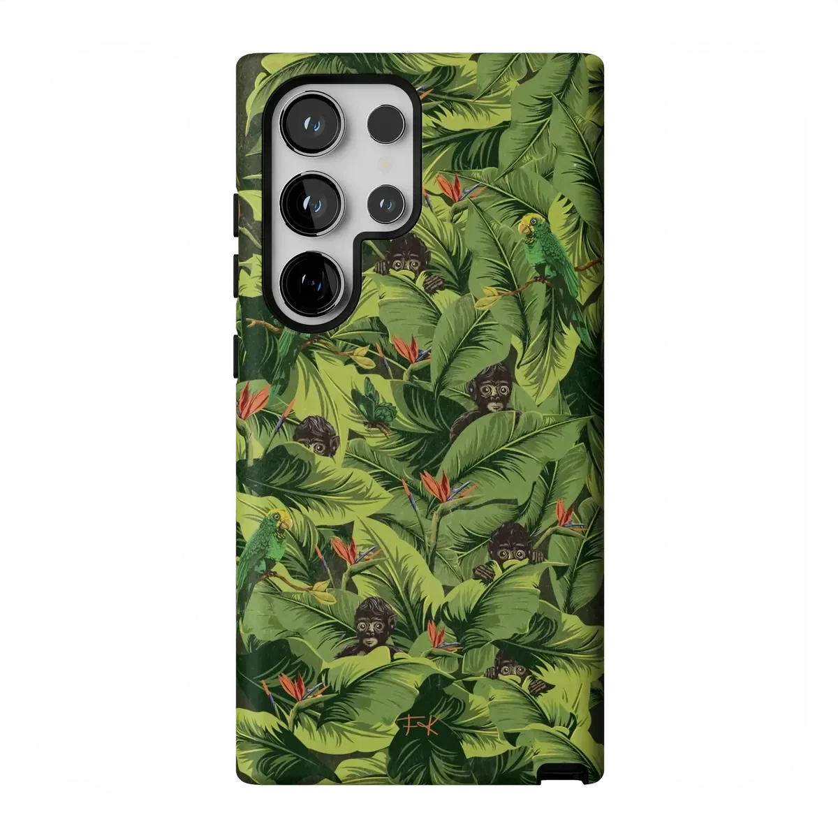 Sneaky Monkeys | Frida Kahlo Jungle Floral Case iPhone Case get.casely Essential Galaxy S24 Ultra