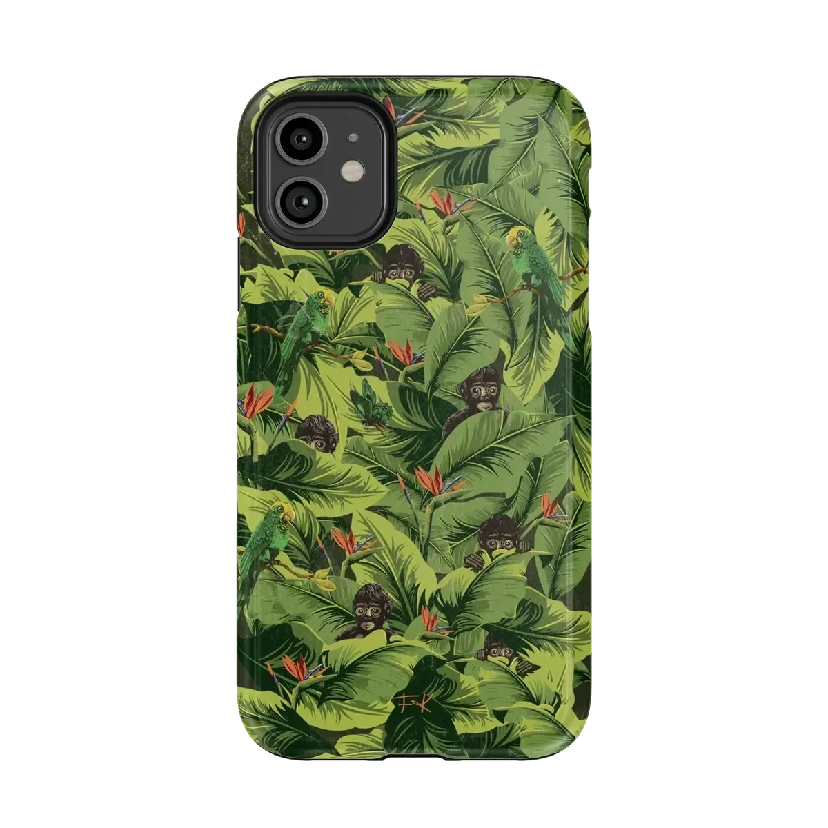 Sneaky Monkeys | Frida Kahlo Jungle Floral Case iPhone Case get.casely Essential iPhone 11
