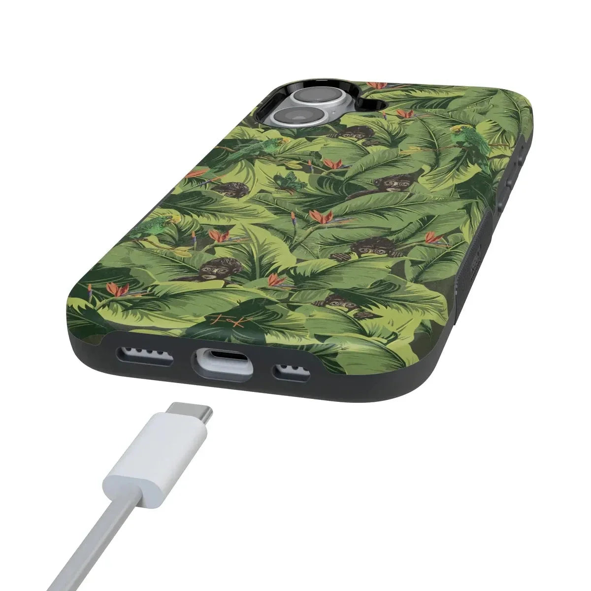 Sneaky Monkeys | Frida Kahlo Jungle Floral Case iPhone Case get.casely