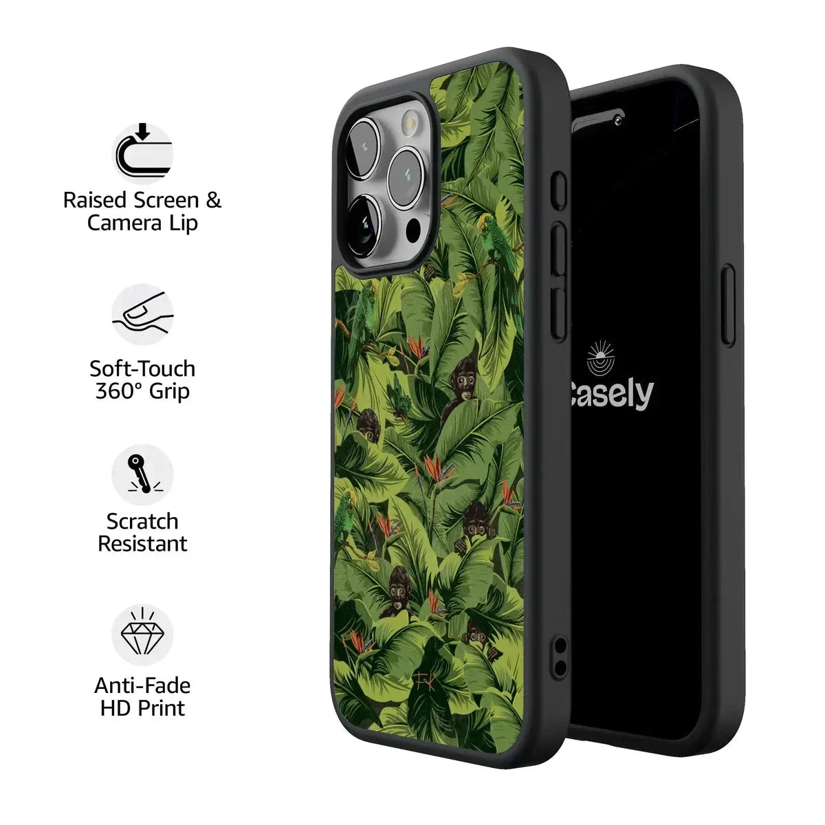 Sneaky Monkeys | Frida Kahlo Jungle Floral Case iPhone Case get.casely