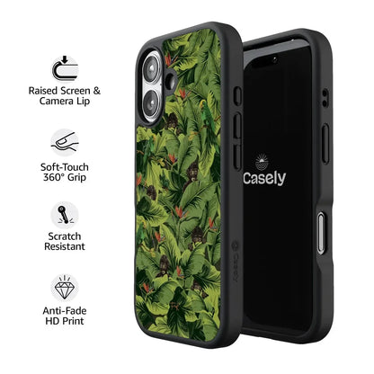 Sneaky Monkeys | Frida Kahlo Jungle Floral Case iPhone Case get.casely