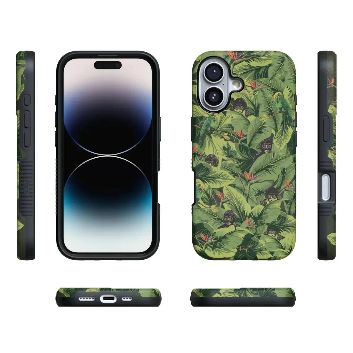 Sneaky Monkeys | Frida Kahlo Jungle Floral Case iPhone Case get.casely